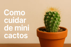 Como cuidar de mini cactos