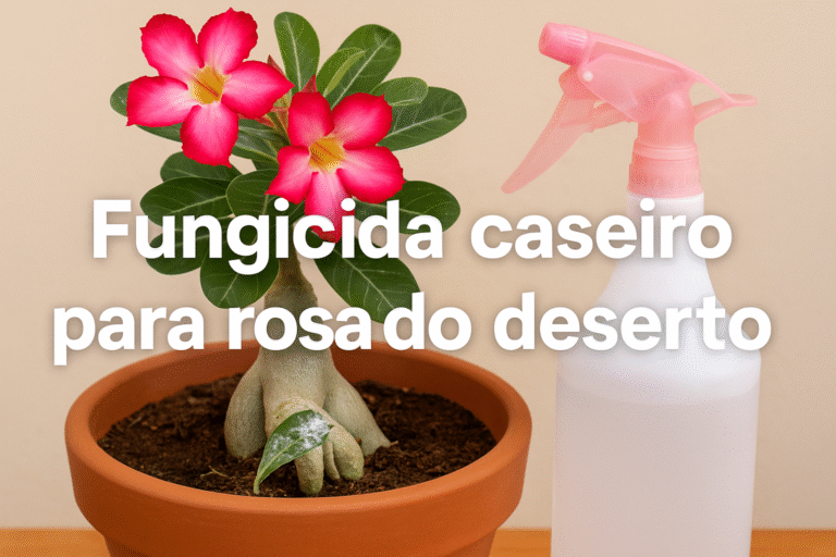 Fungicida caseiro para rosa do deserto