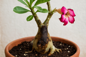 Rosa do Deserto apodrece